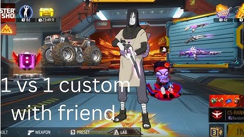 🔥 1v1 One Tap Custom Room With My Friend | Free Fire Headshot Challenge