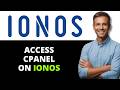 How to Access cPanel on IONOS (2026)