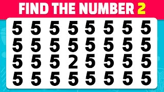 Find the ODD One Out - Numbers Edition | Easy, Medium, Hard Levels