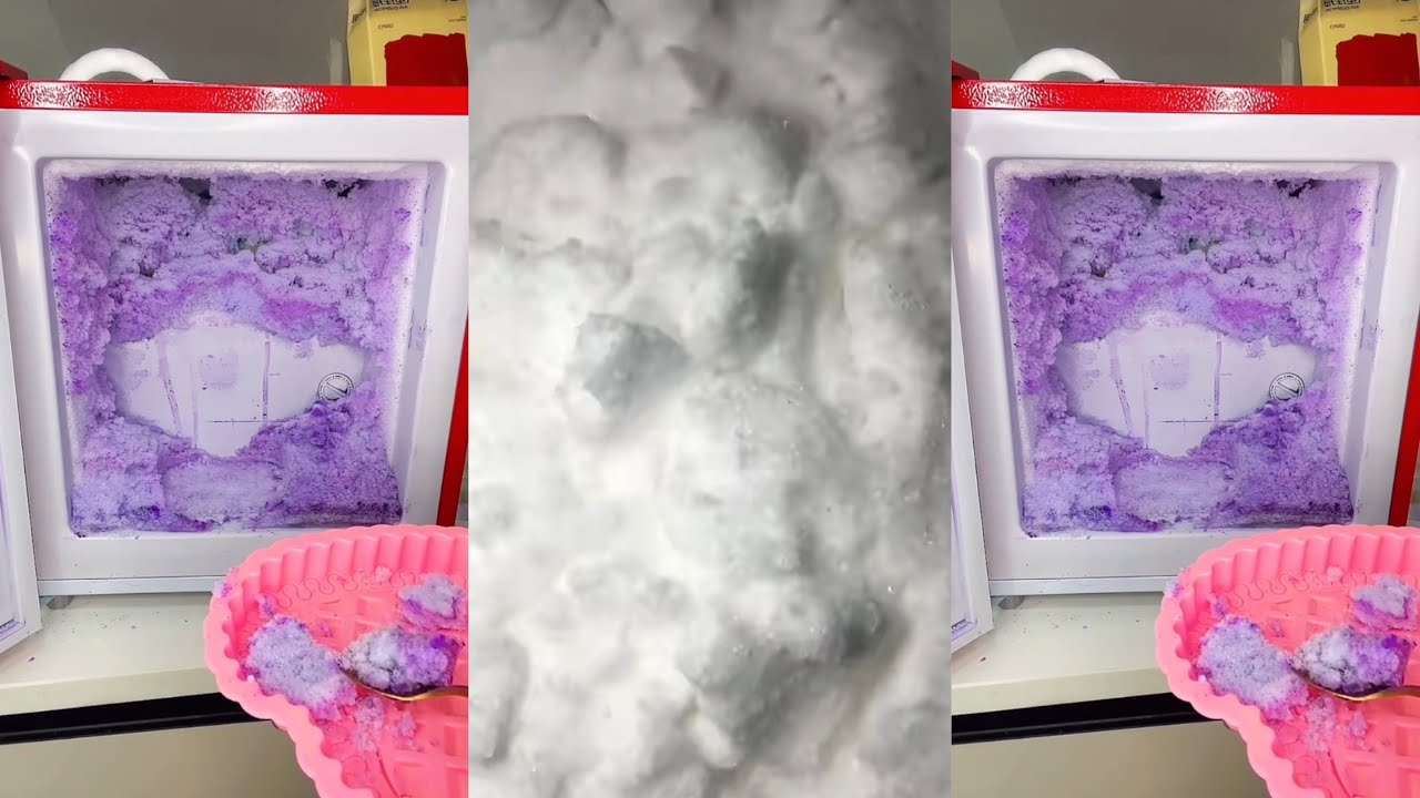 [ASMR]Freezer FrostShaved IceIce