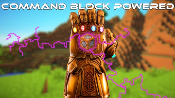 Working Infinity Gauntlet No Mods 😍(How to Get Super Powers in Minecraft)