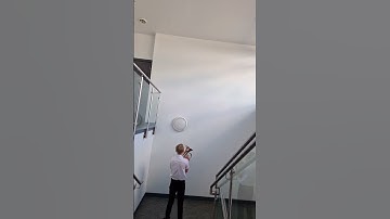 Thumbnail of the force theme/binary sunset in an echoey school stairwell