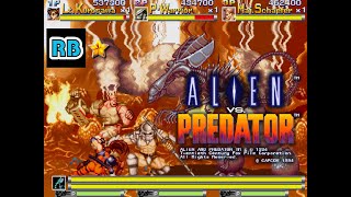 1994 [60fps] Alien vs. Predator 3Players Nomiss ALL