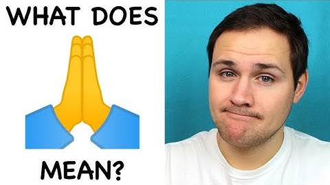 Are you using this emoji WRONG? | What does the Prayer Hands Emoji mean?