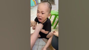 Cứ đi học là em bé khóc nhè 🤣 #thinhhanh #shorts #baby #cute #funny