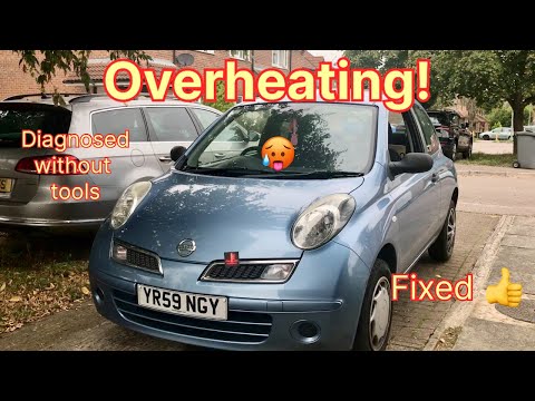 2009 Nissan Micra K12 Overheating issue, diagnosis & repair