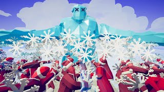 WHO CAN SURVIVE 50x SNOWFLAKE - TABS Totally Accurate Battle Simulator