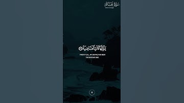 يا ليتها كانت القاضية || سورة الحاقة || حالات واتس اب قرآن || القارئ #ياسر_الدوسري 🍃