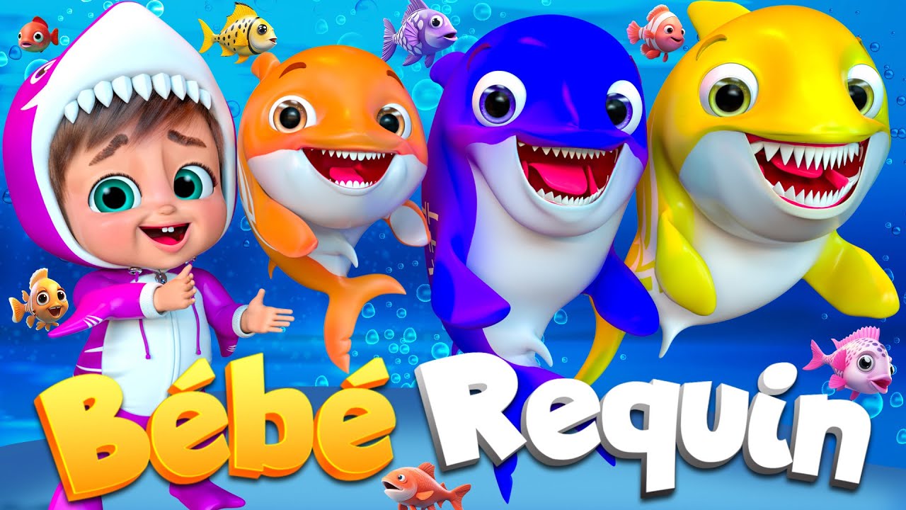 Bébé Requin Chante et Danse | Comptines Et Chansons | À Bébé Chanson @SuperLucaLEFrancais