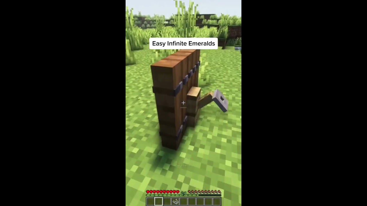Minecraft Infinite Emeralds Farm Shorts