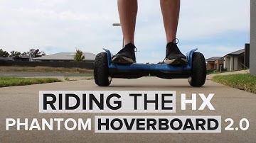 Riding the HX Phantom Hoverboard 2.0 | TechAU Review | Top Hoverboards 2024