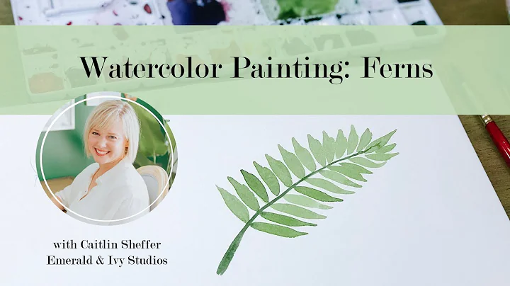 Watercolor Painting: Fern Leaf