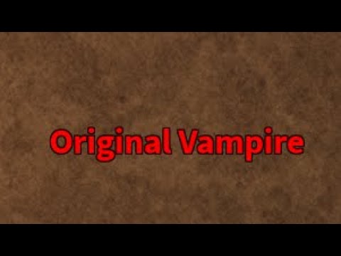 Roblox Vampire Life Original Vampire - YouTube