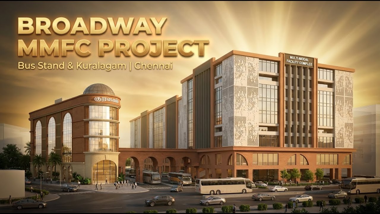 Broadway Bus Stand & Kuralagam | Chennai MMFC | GCC | CMDA | TamilNadu | #ltaviews |