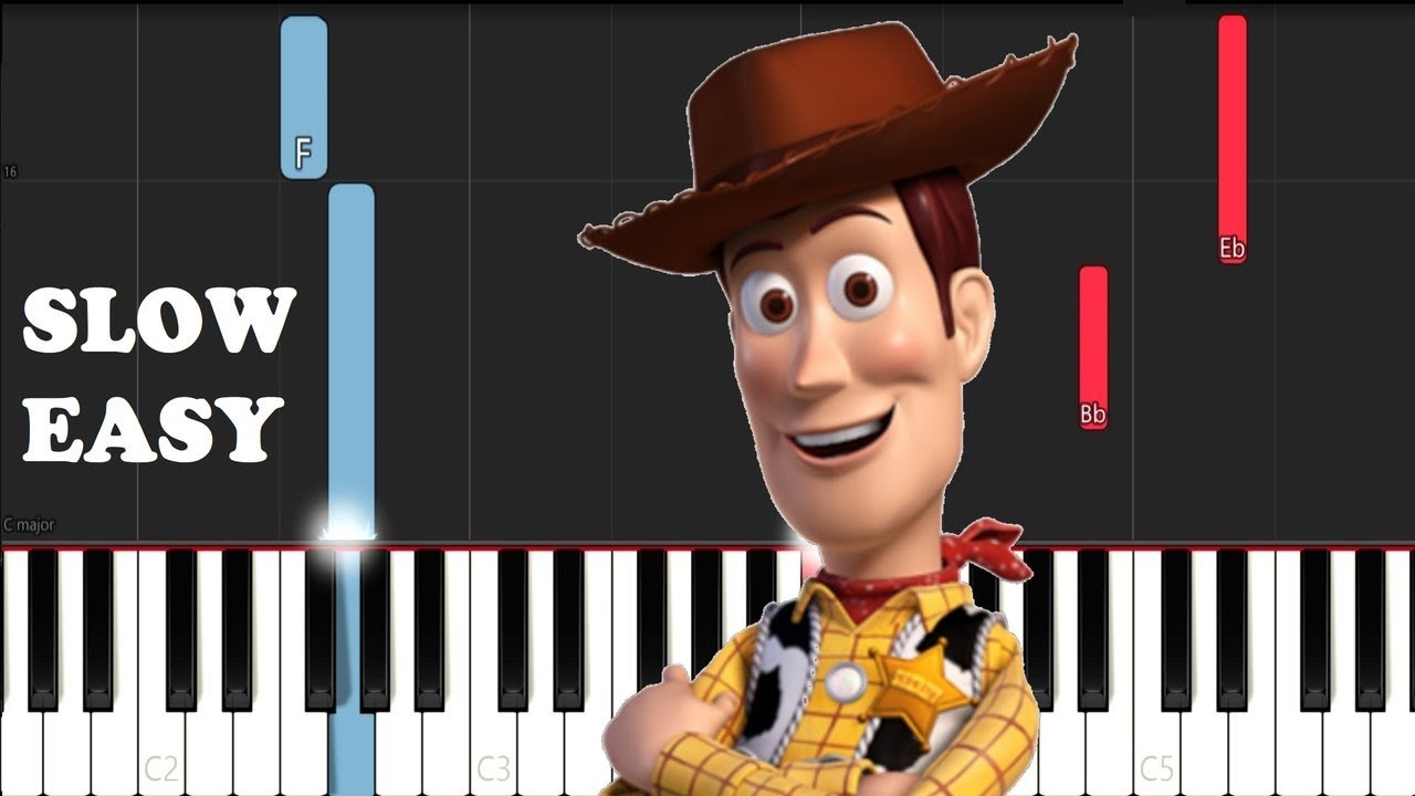 Toy Story You Ve Got A Friend In Me Slow Easy Piano Tutorial Youtube