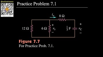 Practice Problem 7.1 Fundamental of Electric Circuits (Sadiku) 5th Ed - RC Circuit Analysis