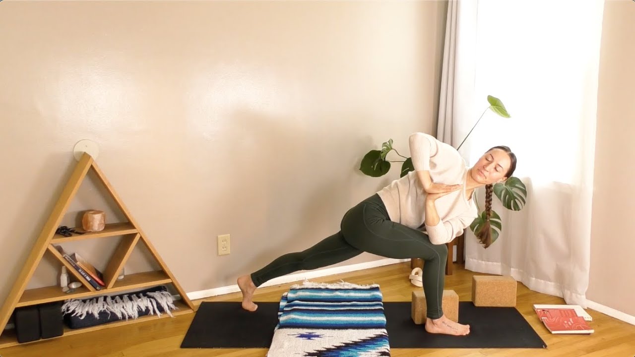 Be Where You Are | Wk1 of Rest & Renew | Trauma Informed Yoga - YouTube