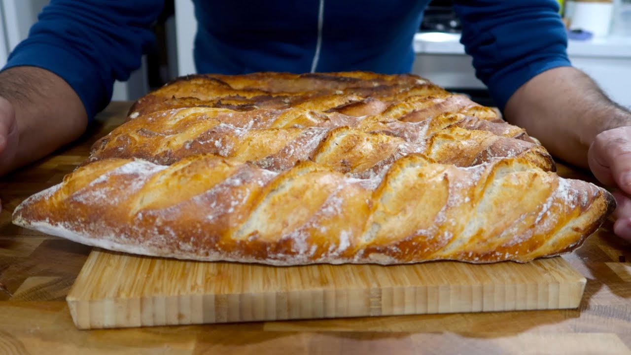 Baguette incredibili con metodo lievitazione mista a lunga maturazione