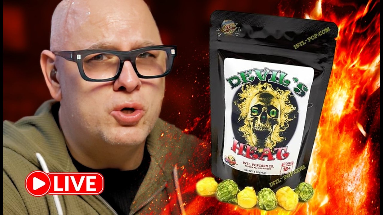 Eating the 8,000,000 Scoville Devil’s Heat 5.0 LIVE!