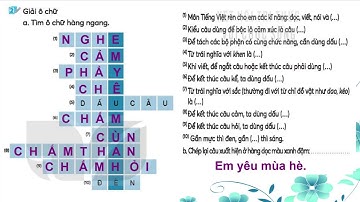 [Kết nối tri thức]Vở bài tập Tiếng Việt 3 trang 37,38,39 | Tiết 3,4 | Ôn tập giữa học kì 1| Tuần 9