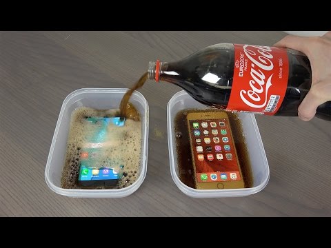 Samsung Galaxy S7 Edge Vs IPhone 6S Plus Coca Cola Freeze Test 9 Hours Will It Survive Samsung Galaxy S7 Edge Vs IPhone 6S Plus Coca Cola Freeze Test 9 Hours Will It Survive