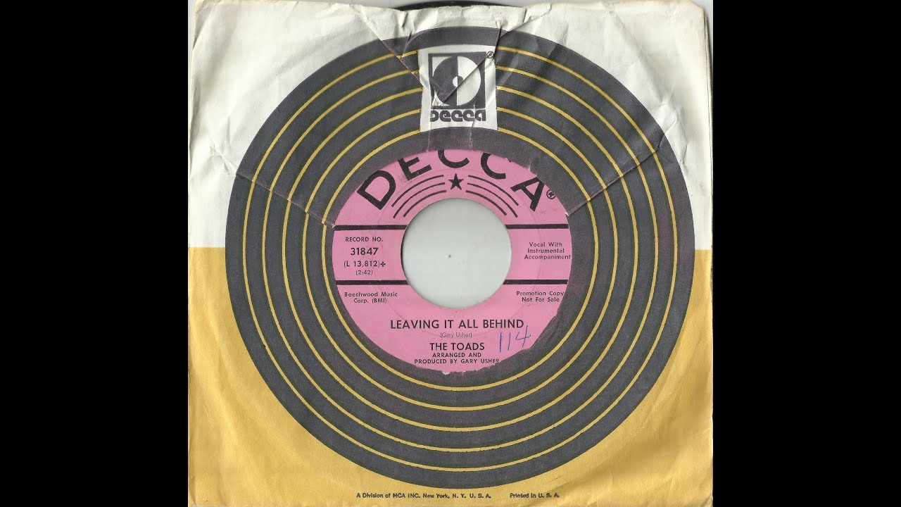 The TOADS - Leaving It All Behind (1965)