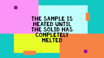 Freezing Point Depression: Freezing point of Lauric Acid Simulated Lab
