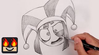 How To Draw Pomni | Amazing Digital Circus