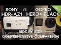 Sony HDR-AZ1 vs GoPro Hero4 BLACK HD