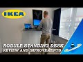 IKEA Rodulf Standing Desk : 1 Month Review and Modifications [WATCH BEFORE YOU BUY]