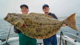 MASSIVE California Halibut!! Catch Clean Cook (Channel Island Fishing California) screenshot 3