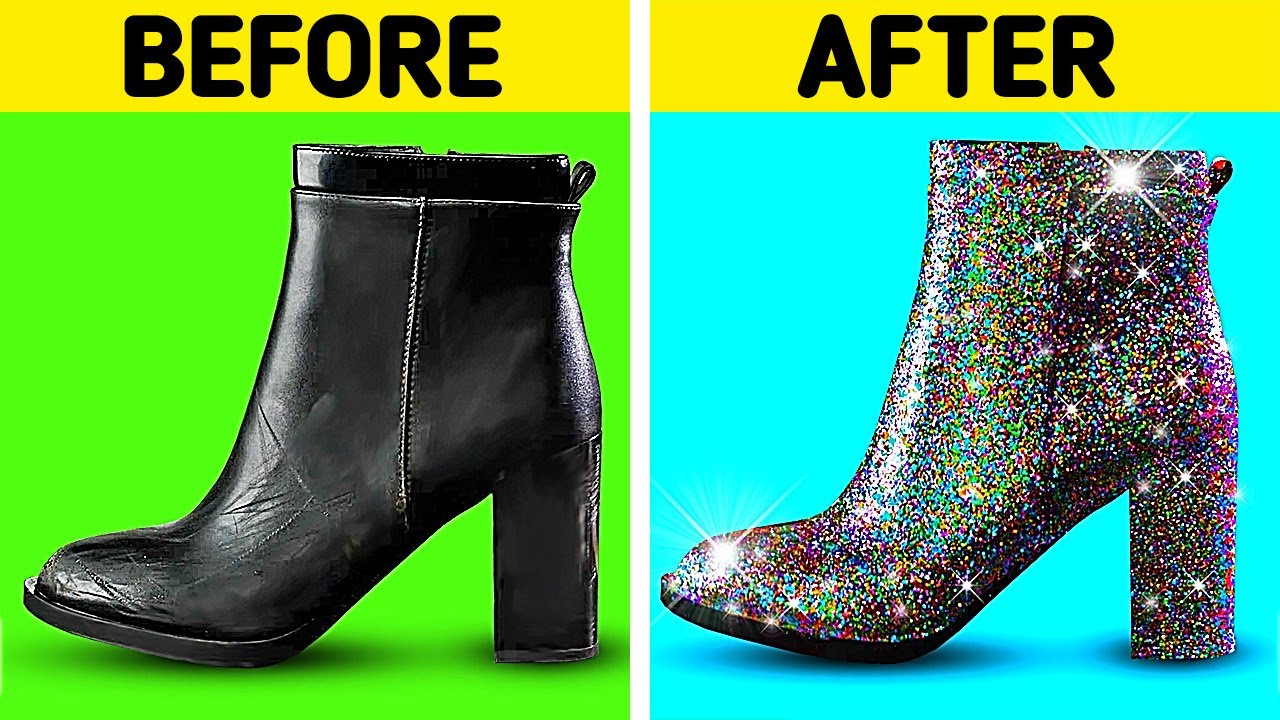 CREATIVE WAY TO UPGRADE YOUR SHOES Shoe Making Process by 5Minute