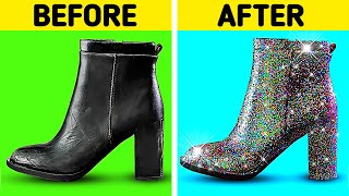 CREATIVE WAY TO UPGRADE YOUR SHOES || Shoe Making Process by 5-Minute DECOR!