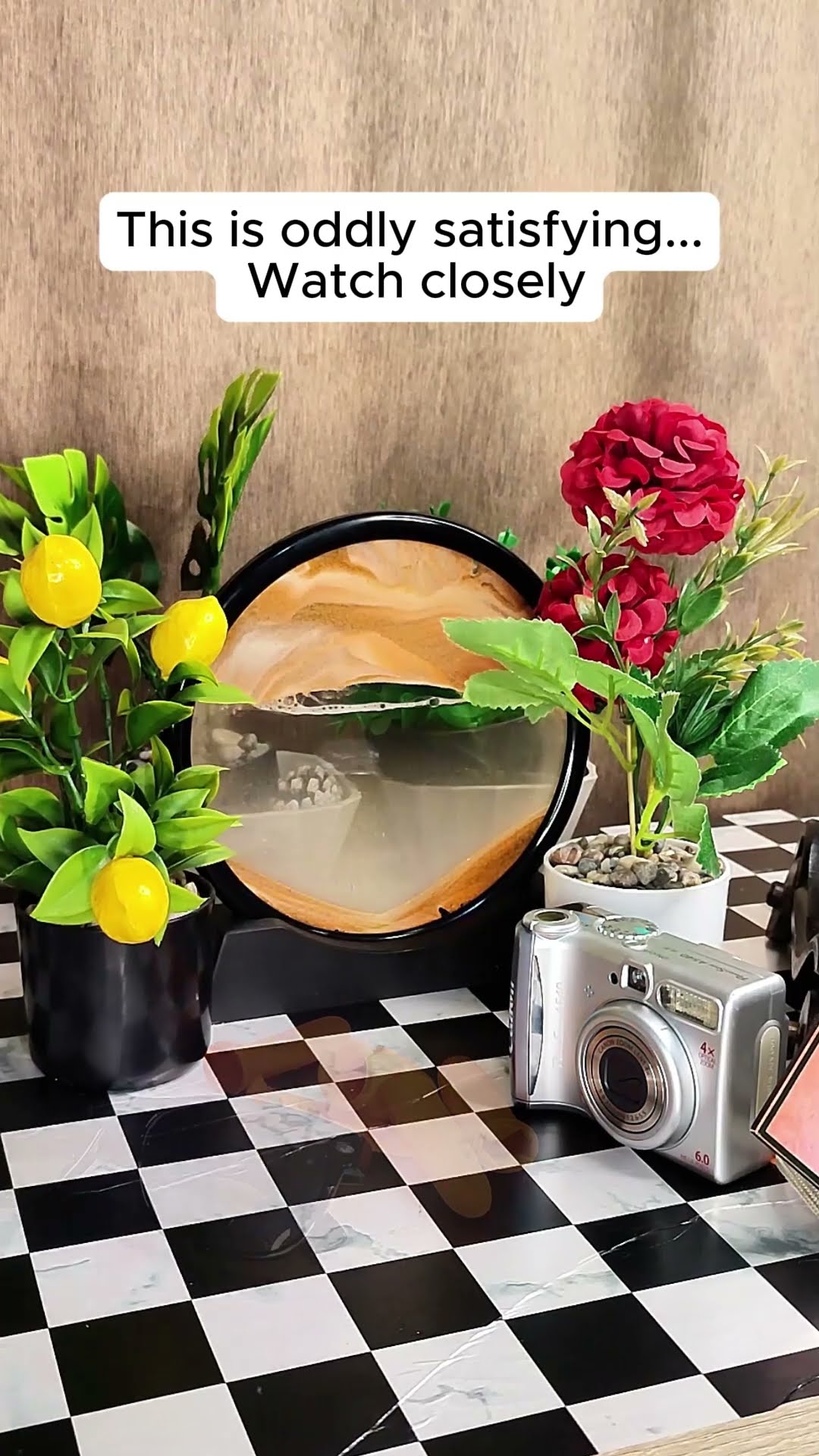 3D Landscape Relaxing Flowing Sand Decoration ?▶️ Product Link in Bio ( # 1899 )