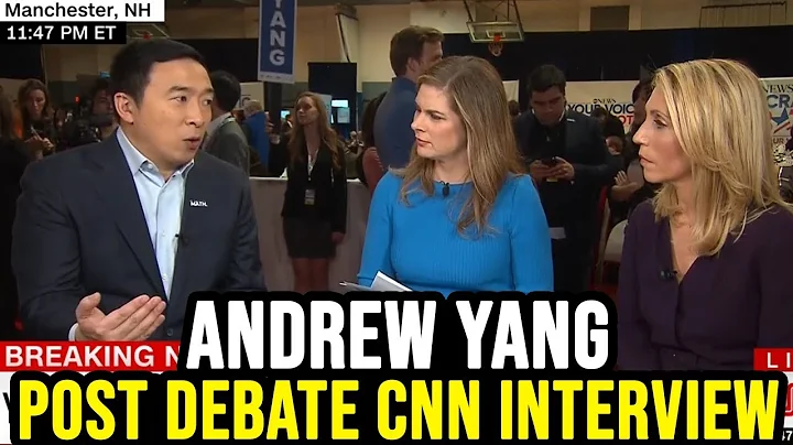 Andrew Yang Post NH Debate CNN Interview w/ Dana Bash and Erin Burnett