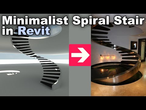 Video: Spiral Trappe hæver minimalistisk duplex i Thailand