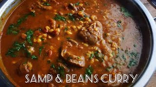 Samp and Beans Lamb Curry.