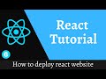 How to deploy react website on netlify || react with yuva