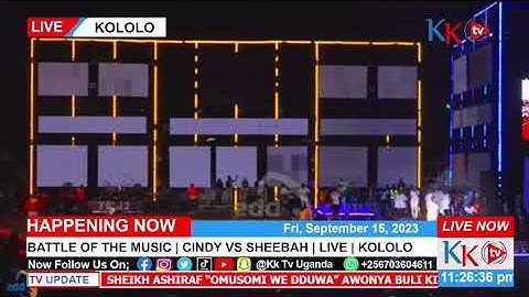 LIVE NOW: SHEEBAH VS CINDY | BATTLE OF THE MUSIC | KOLOLO | LIVE