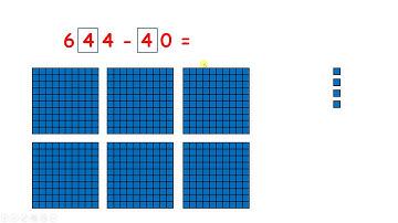 Subtract a multiple of 10 from a three-digit number mentally
