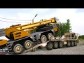 Spintires Mudrunner - Volat MZKT 79086 12x12 Transport Liebherr LTM 1060 Mobile Crane Crossing River