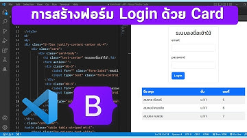 การสร้างฟอร์มลงชื่อเข้าใช้สวยๆ ง่ายๆ ด้วย Bootstrap