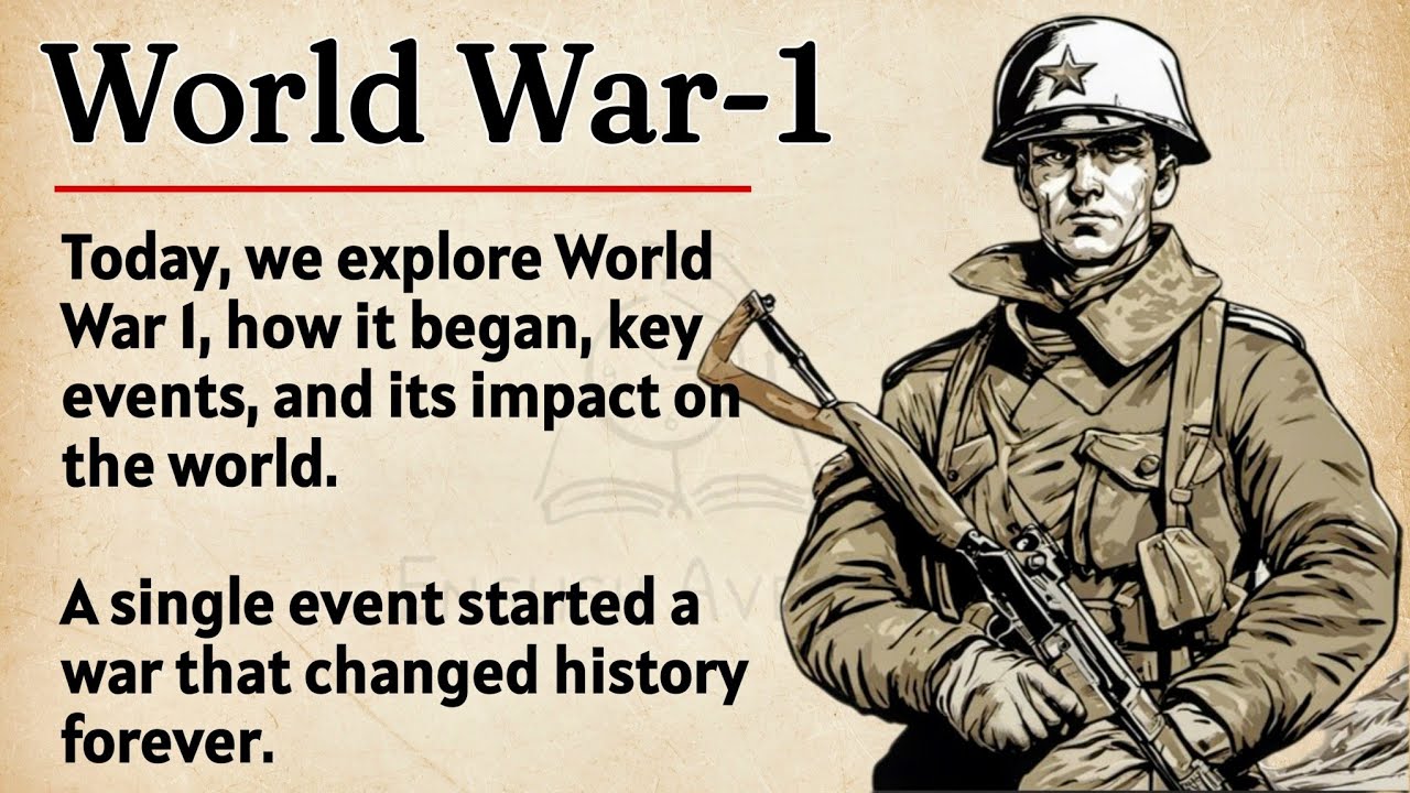 Outline Video Why World War 1 Happened? || Learn English Through Story Level 3 π₯ || English Listening Practice β