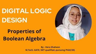 Digital Logic Design lec 2 - Properties of Boolean Algebra Net Worth