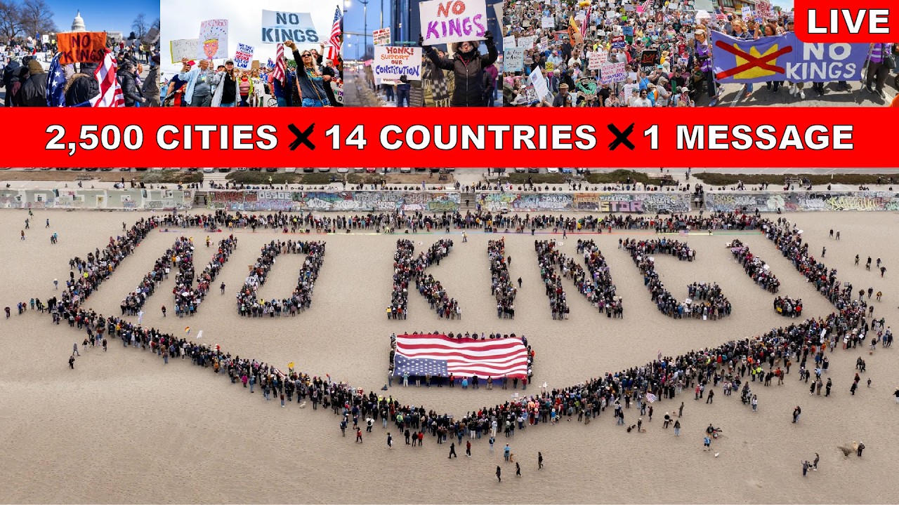 LIVE: No Kings Protests in 2,500 Cities