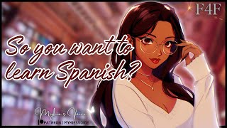 Meeting your local Latina Librarian🧡📚 (F4F) [Some Spanish] [Strangers to Lovers] [Playful] [ASMR]