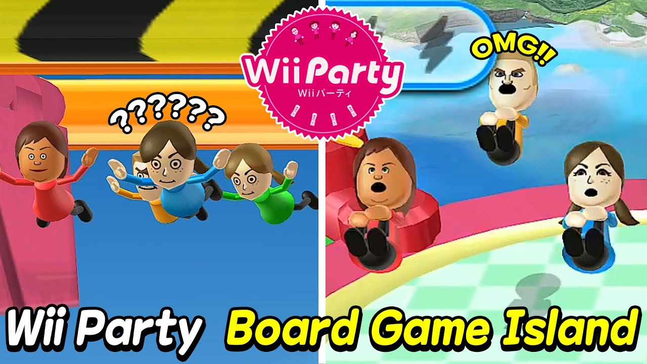 Wii Party Board Game Island Gameplay Master Com Lucia Vs Steph Vs Lucia Vs Tyrone