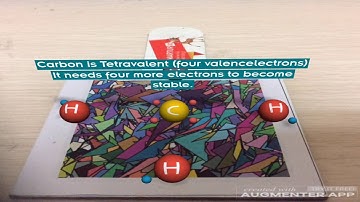 Methane Electron Dot Structure Animation Virtual Reality Video Demo Augmented Reality Demo