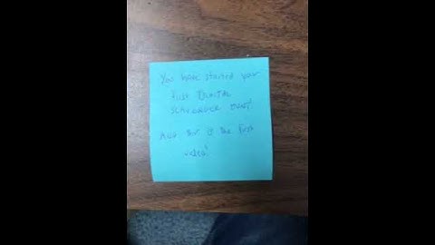 My First Video for my Digital Scavenger Hunt