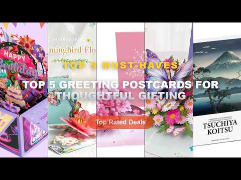 Amazing Top 5 Greeting Postcards For Thoughtful Gifting You Need